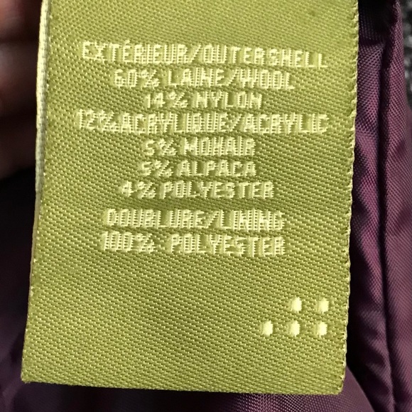 Soïa & Kyo size small, black speckled wool coat - Picture 2 of 9